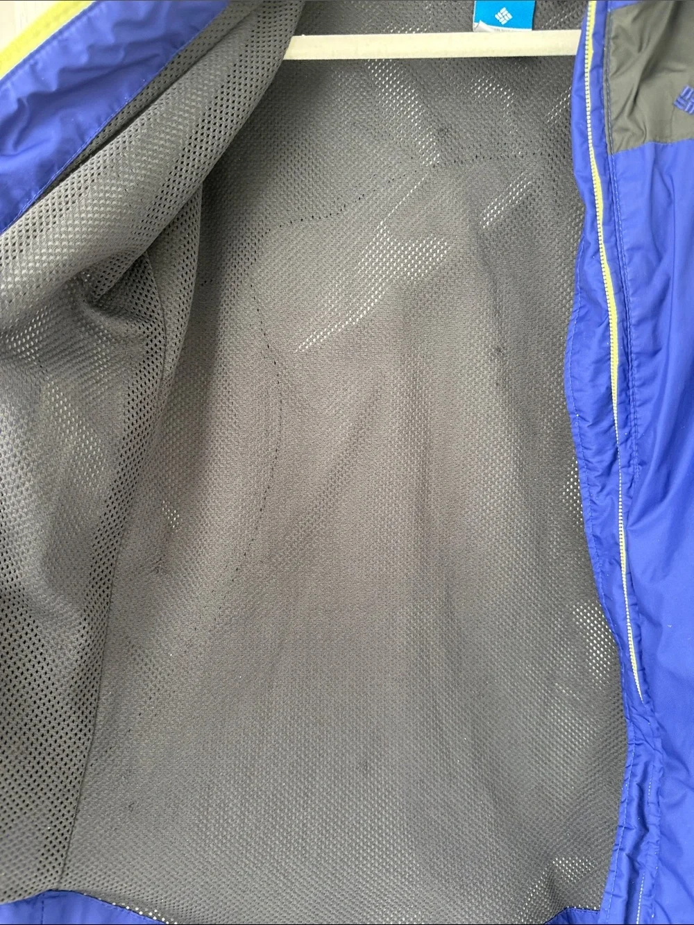 Columbia Kids Blue and Gray Hooded Jacket